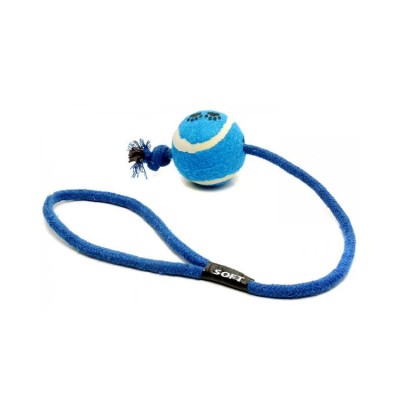 Pet Brands Tennis Ball On A Rope Dog Toy